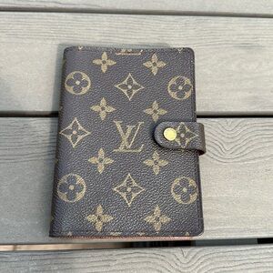 Authentic Louis Vuitton agenda book